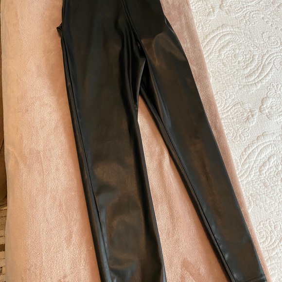 Pretty Little Thing Leather Joggers - Picture 6 of 7